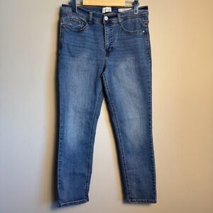 ANGELS Everluxe Convertible Skinny Jeans Womens Denim Blue Size 10 Casual School